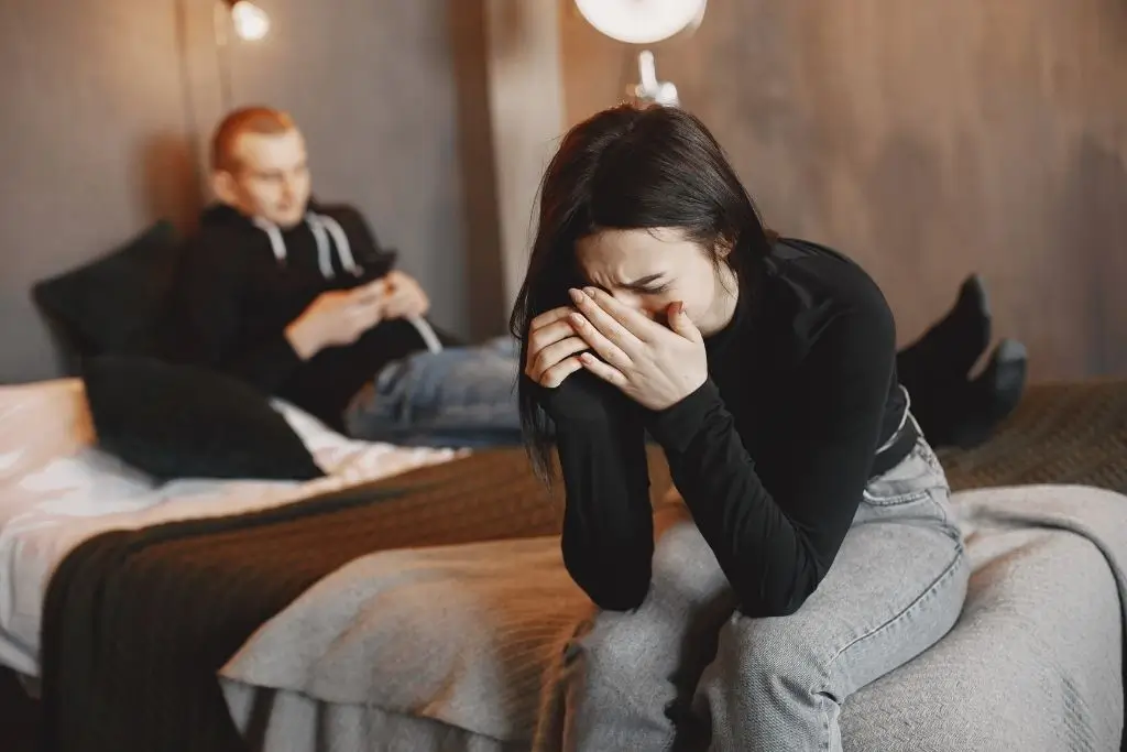 A couple experiencing emotional distance.